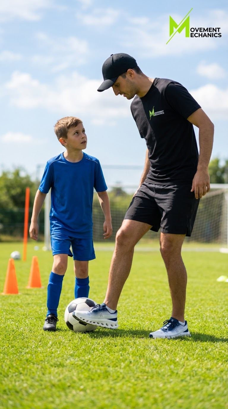 Movement Mechanics coaching session on the field